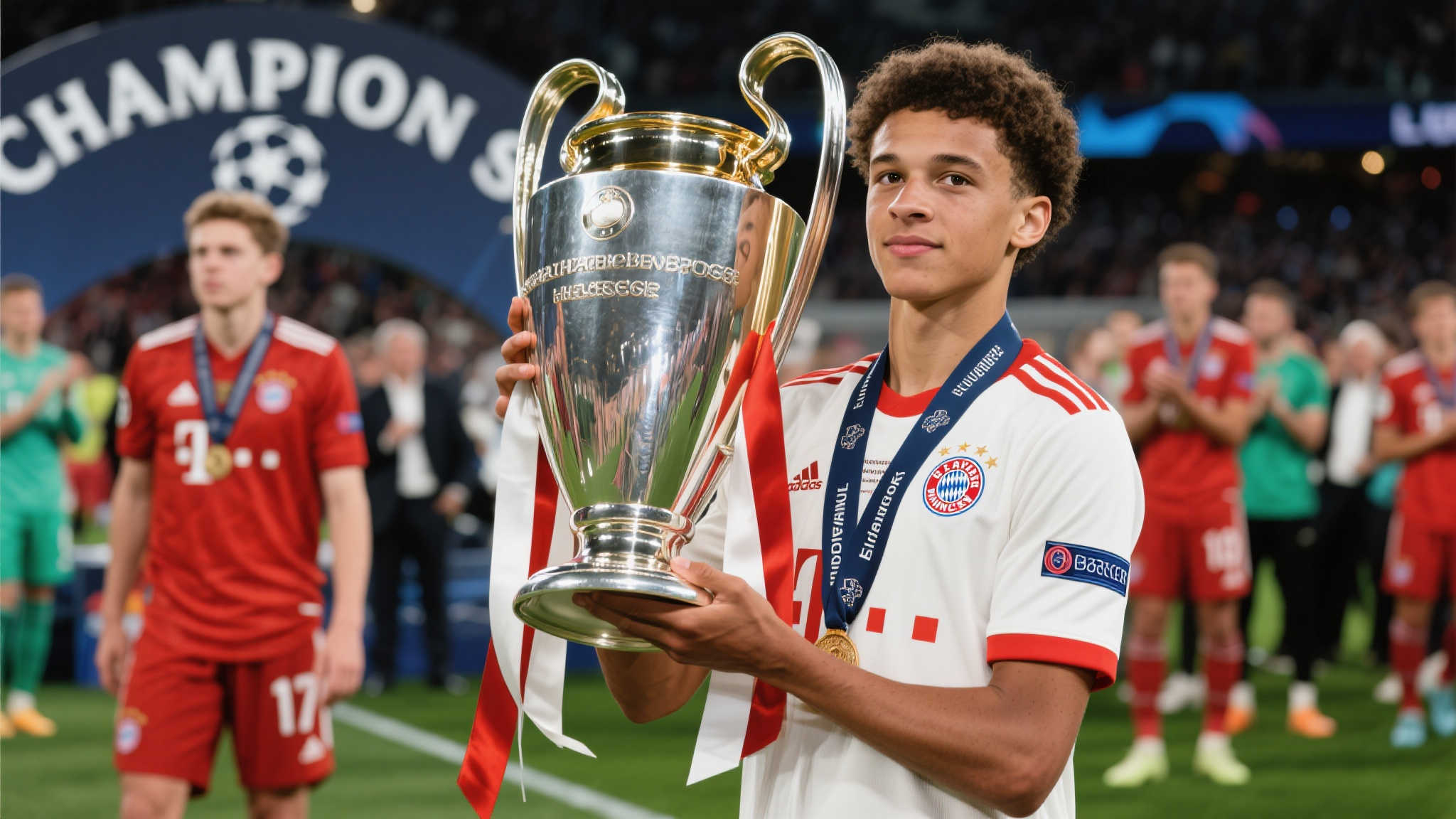 足球让无数人心潮澎湃，而作为球员，手捧欧冠奖杯更是